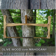 24in Olive Wood over Mahogany