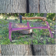 24in Purpleheart over Cherry