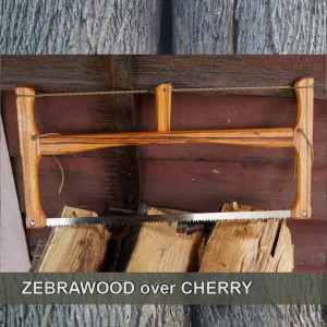 24in Zebra Wood over Cherry